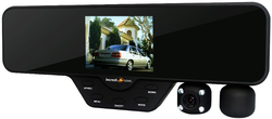 Incredisonic Falcon F-360 Rear View Mirror HD Dual-Camera Digital-Video Recorder