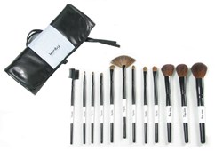 Professional Studio Quality 12 Piece Natural Cosmetic Makeup Brush