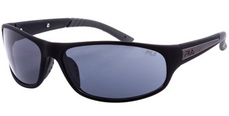 Fila Sport Men's Sunglasses w/ 100% UV Protection, Rubberized Black Finish & Jersey Drawstring Pouch!