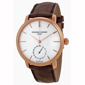 Frederique-Constant-Slimline-Moonphase-Silver-Dial-Brown-Leather-Mens-Watch