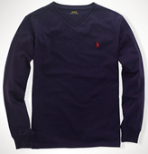 LONG-SLEEVED V-NECK T-SHIRT