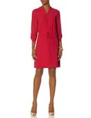Sheer Sleeve Shirtdress