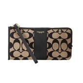 COACH Legacy Print Signature Zippy Wallet