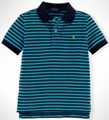 STRIPED COTTON POLO SHIRT