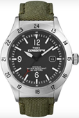 Timex Men's Expedition T49880 Green Nylon Quartz Watch with Black Dial