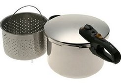 Fagor Duo 8 Quart Stainless Steel Pressure Cooker