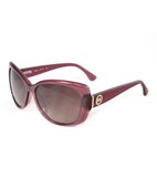 Burgundy Gradient Cat-Eye Sunglasses