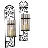Madeira Iron Wall Sconces (Set of 2)