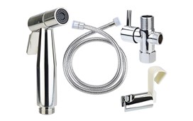Brondell CSL-40 CleanSpa Luxury Hand Held Bidet Shattaf Sprayer, Silver