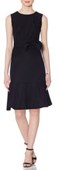 Bow Belted Flounce Dress