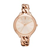 Michael Kors Authentic Watch MK3223 Women's Slim Runway Rose Gold Stainless
