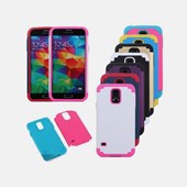 Samsung Galaxy S5 Dual Hard Rubberized Hybrid Case