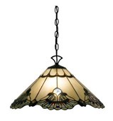 Tiffany-style Warehouse of Tiffany Courtesan Hanging Lamp