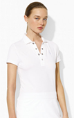Ralph Lauren Tennis Women's Stretch Pique Polo Shirt