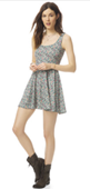 Sketched Floral Dress