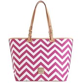 Dooney & Bourke Chevron Leisure Shopper