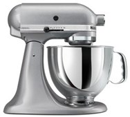 KitchenAid KSM85PBSM 4.5-Quart Tilt-Head Stand Mixer Silver Metallic