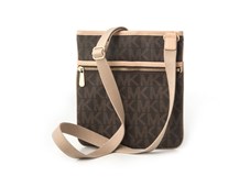 Michael Kors Jet Set Large Crossbody Bag in Brown 32F1GJSC3B