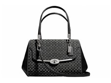 COACH Madison Needlepoint Op Art Small Madeline East/West Satchel