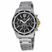 Invicta Specialty Chronograph Black Dial Stainless Steel Mens Watch 13973