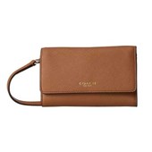 COACH Saffiano Leather Phone Crossbody