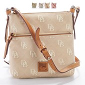 Dooney & Bourke Quilt Letter Carrier-Cream