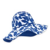 kate spade new york floral-print reversible garden hat, hyacinth