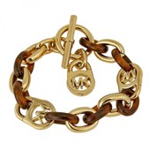 Michael Kors Heritage Link Tortoise Toggle Bracelet